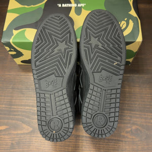A Bathing Ape Bape SK8 Sta Triple Black Patent Leather Sta Logo - Image 7