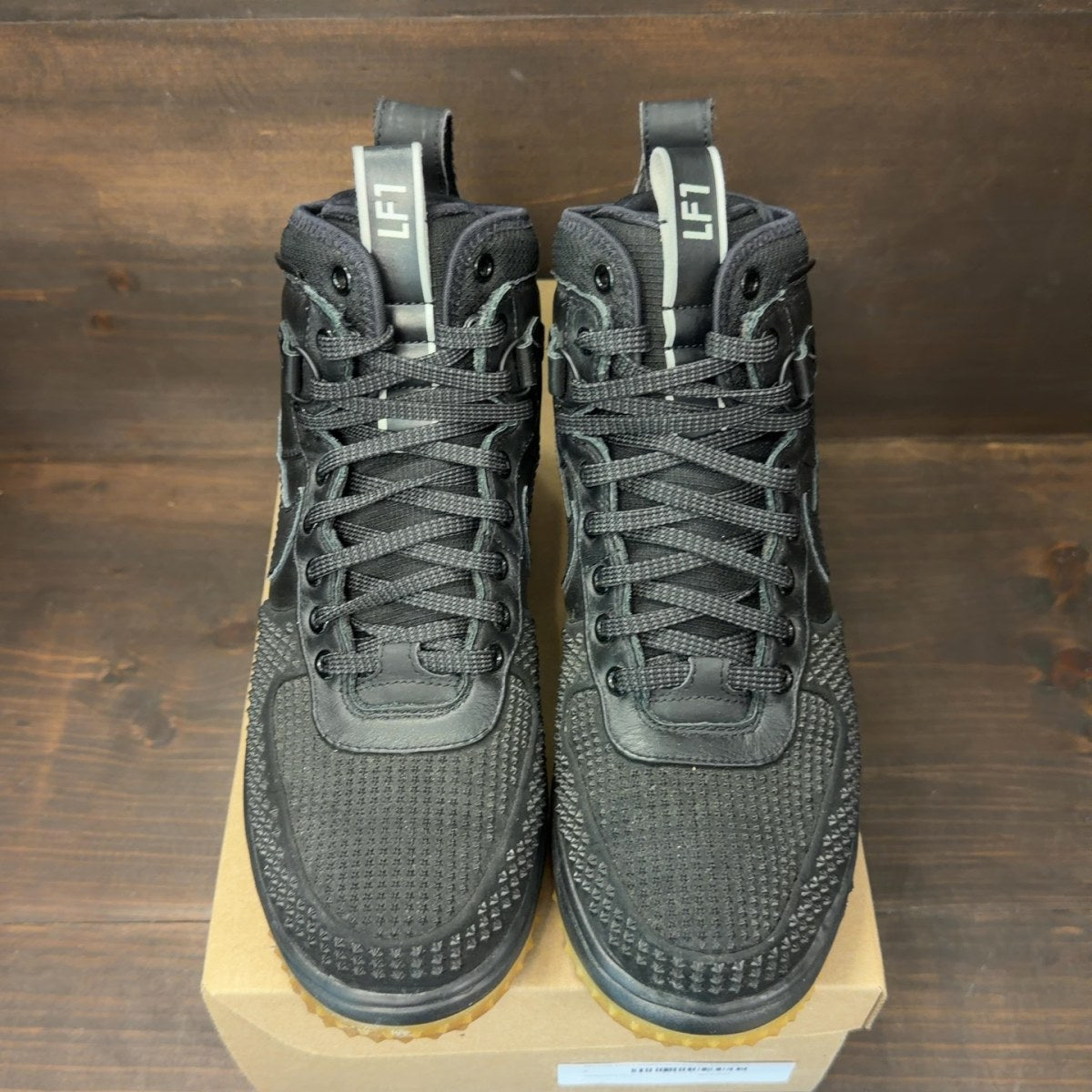 Nike Lunar Force 1 Duckboot Black Gum Size 9 (Pre-Owned) - Image 3