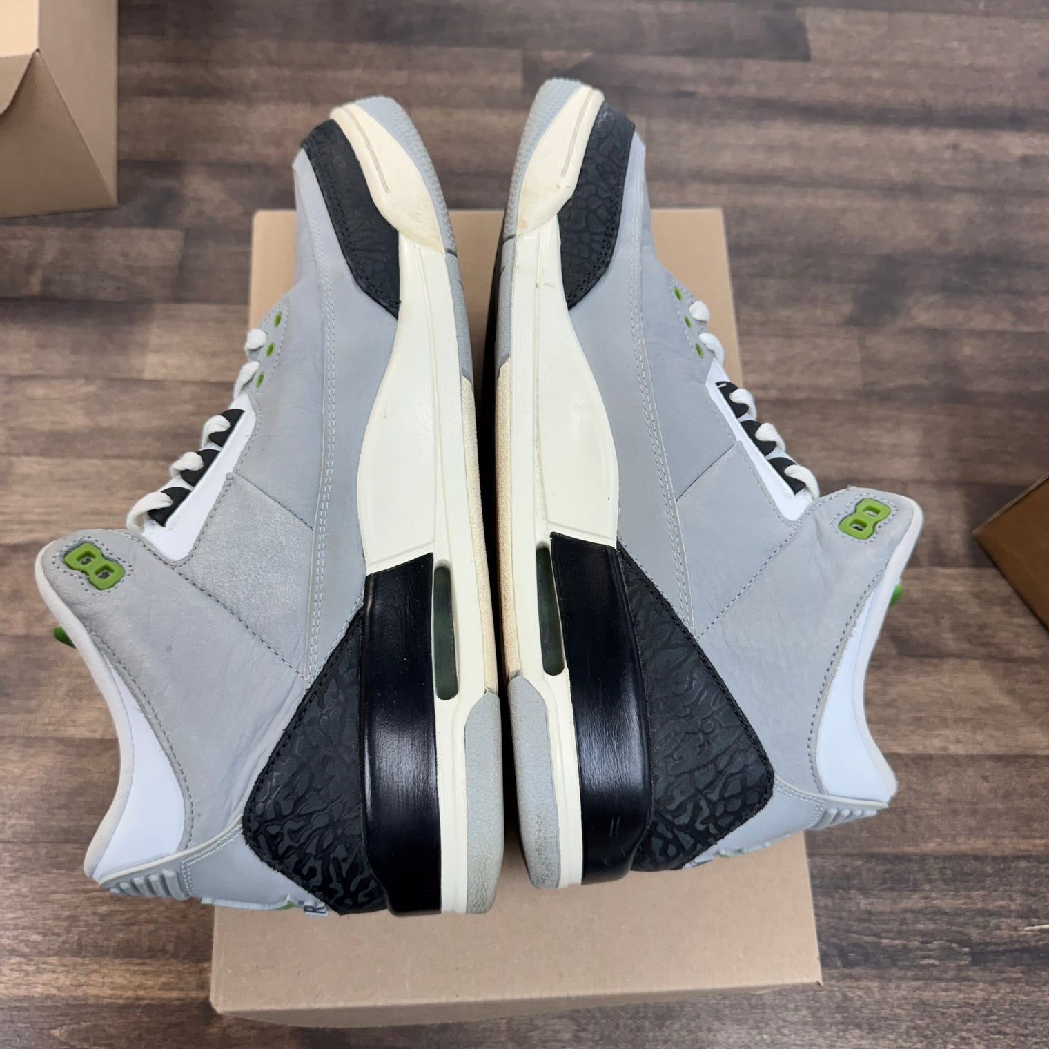 Chlorophyll Jordan 3 Retro (USED, No Box)