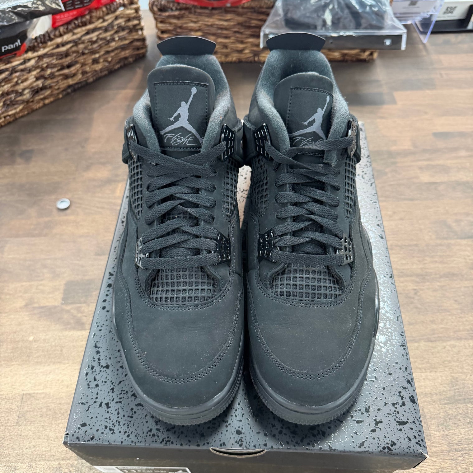 Jordan 4 Retro Black Cat (2025) (US 11.5) (USED)