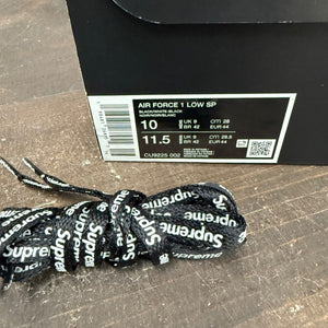 Nike Air Force 1 Low Supreme Black White - Image 8