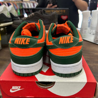 Miami Hurricanes Nike Dunk Low Retro (USED)