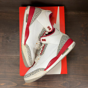 Jordan 3 Retro Cardinal Red Size 8 (Pre-Owned) - Image 2