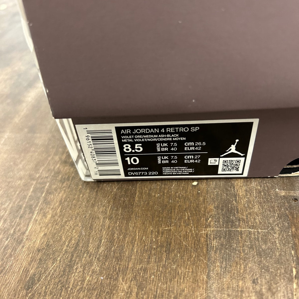 Jordan 4 Retro SP A Ma Maniére Violet Ore - Image 6