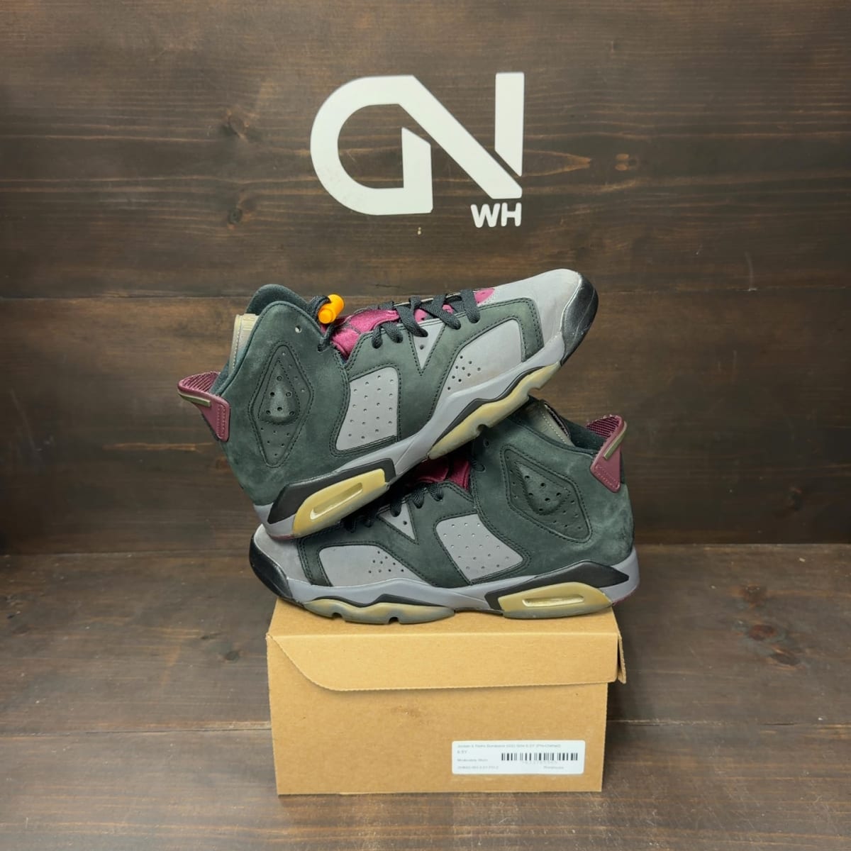 Jordan 6 Retro Bordeaux (GS) Size 6.5Y (Pre-Owned) - front
