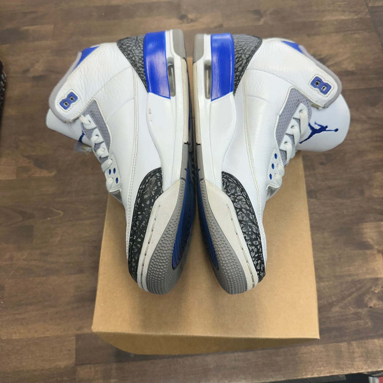 Racer Blue Jordan 3 (USED, No Box)