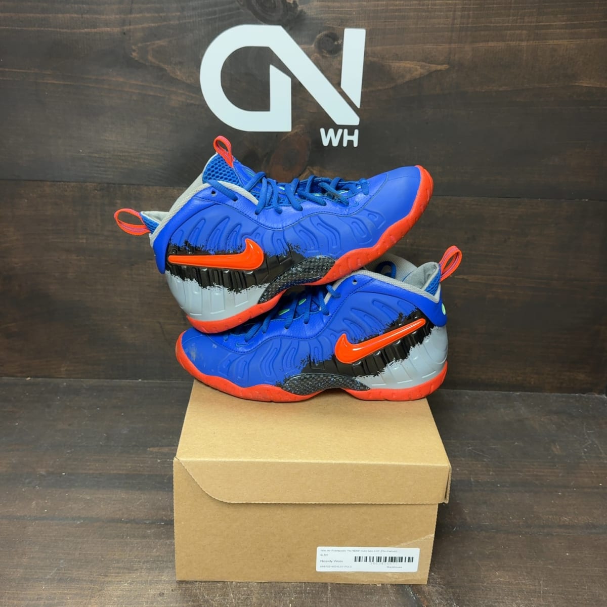 Nike Air Foamposite Pro NERF (GS) Size 6.5Y (Pre-Owned) - front