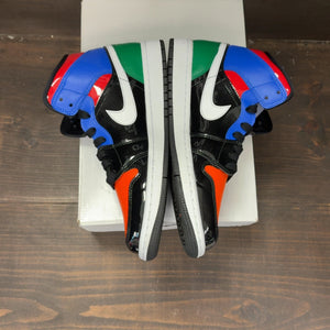 Jordan 1 Mid Multi Patent (Women's) - Image 4