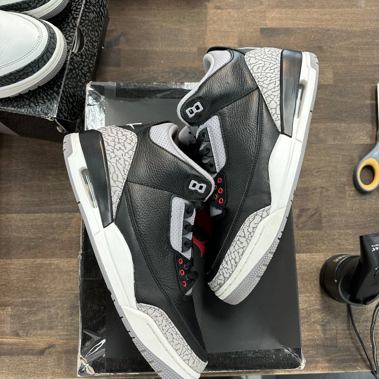 Black Cement Jordan 3 Retro OG (2024) (Used)