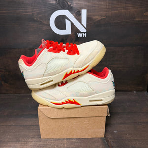 Jordan 5 Retro Low Chinese New Year (2021) Size 9.5 (Pre-Owned) - Image 1