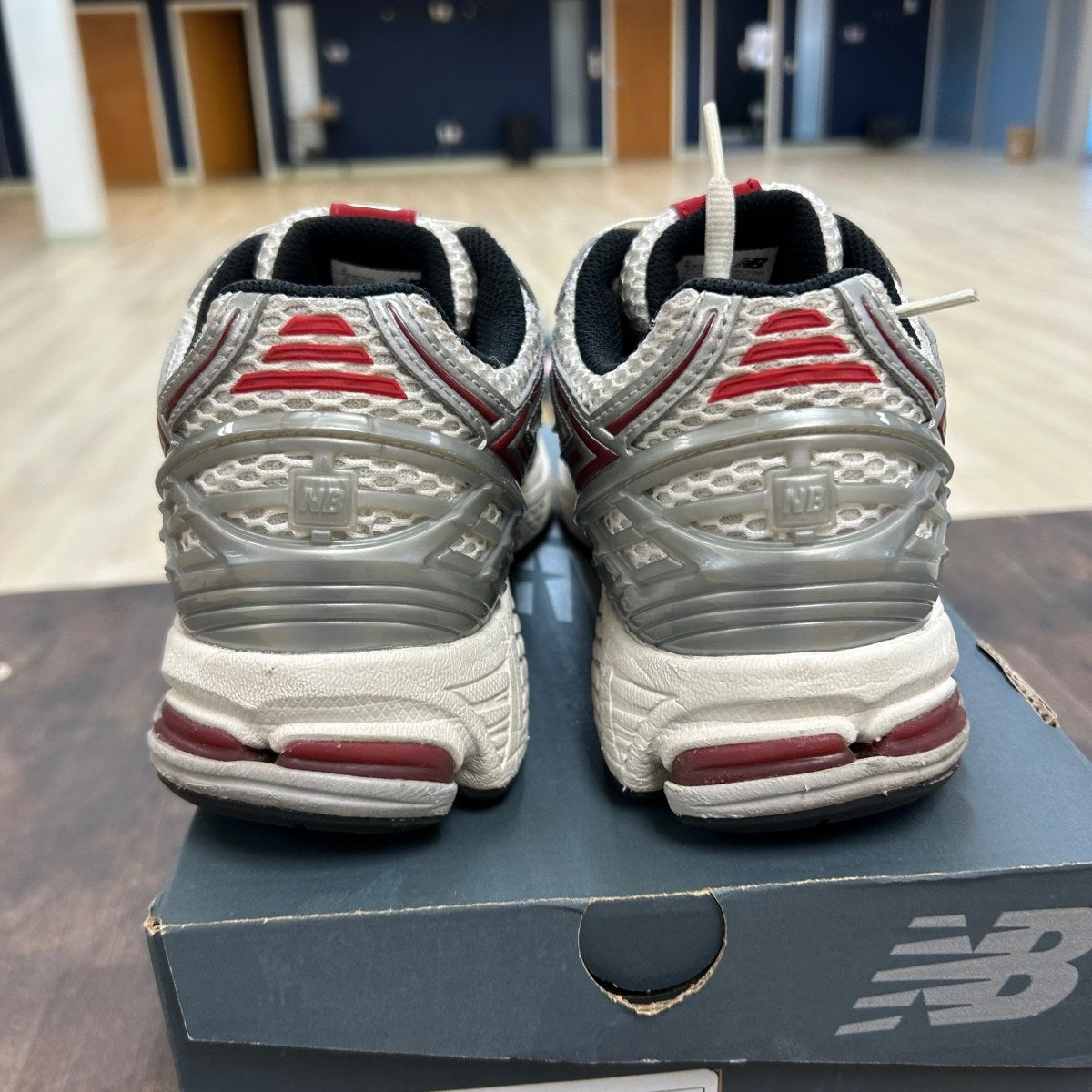 New Balance 1906R Silver Classic Crimson - Image 4