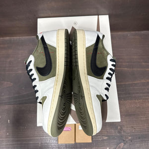 Jordan 1 Retro Low OG SP Travis Scott Medium Olive Size 10 (Pre-Owned) - side