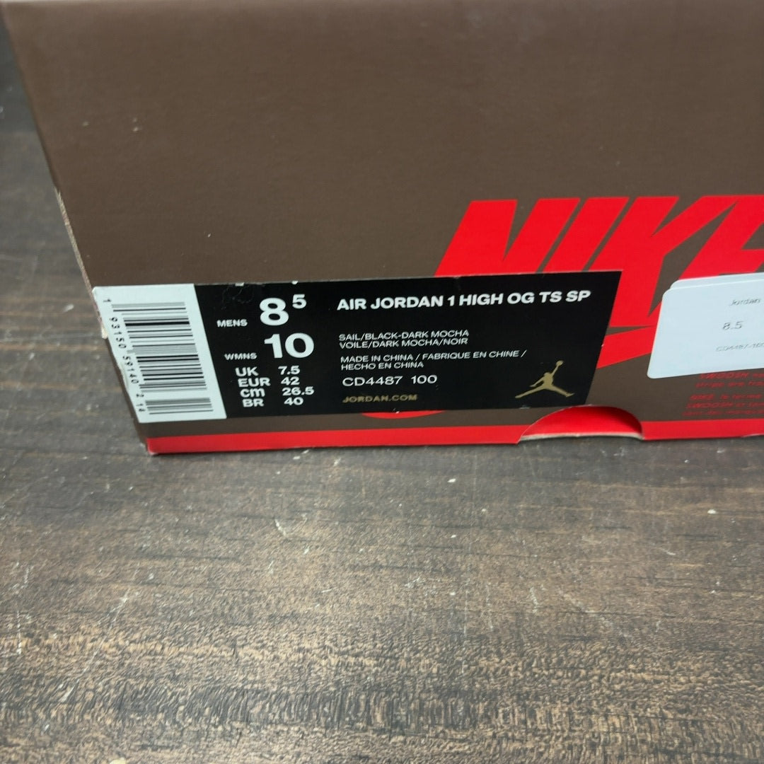 Jordan 1 Retro High OG SP Travis Scott Mocha - Image 8
