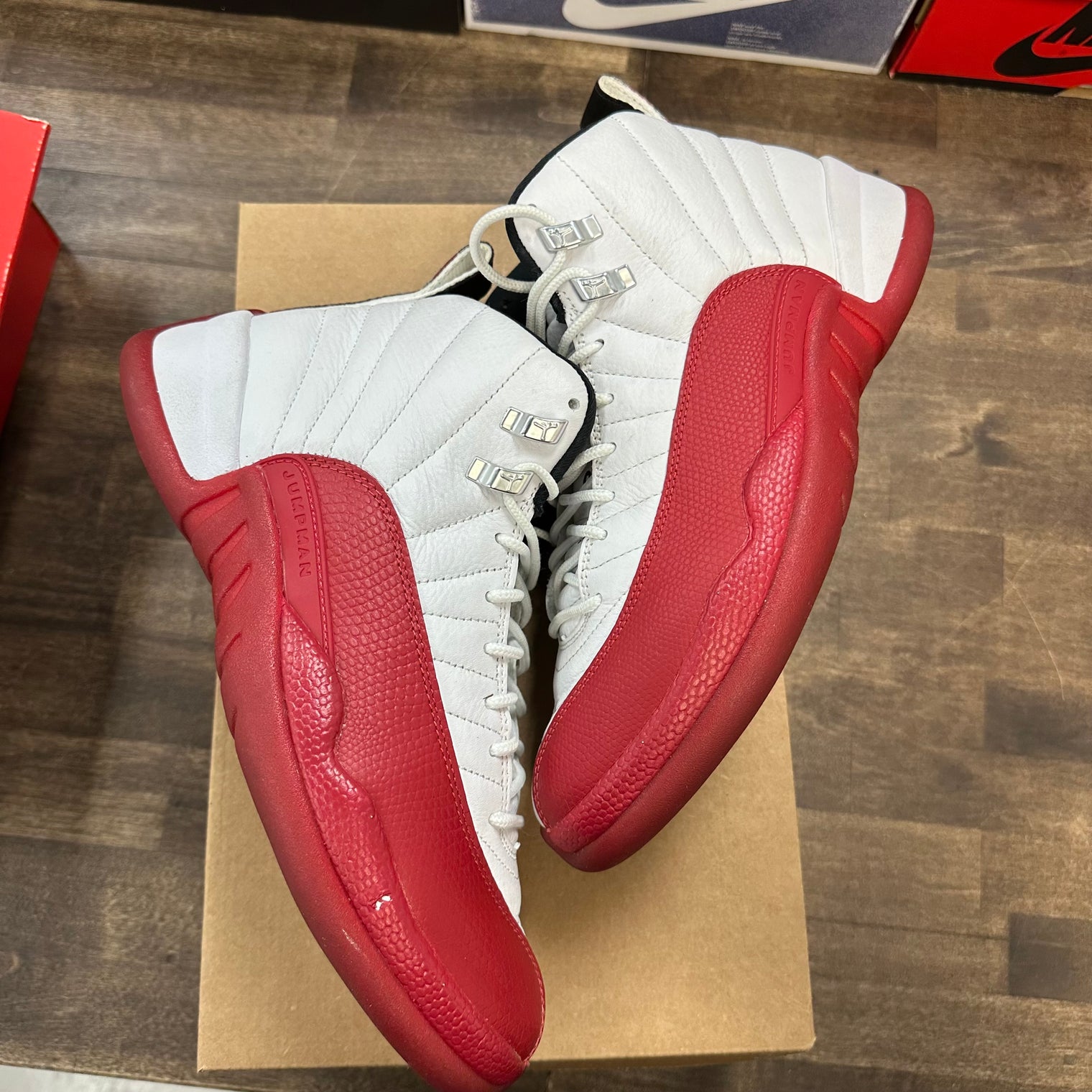 Cherry Jordan 12 Retro (USED, No Box)