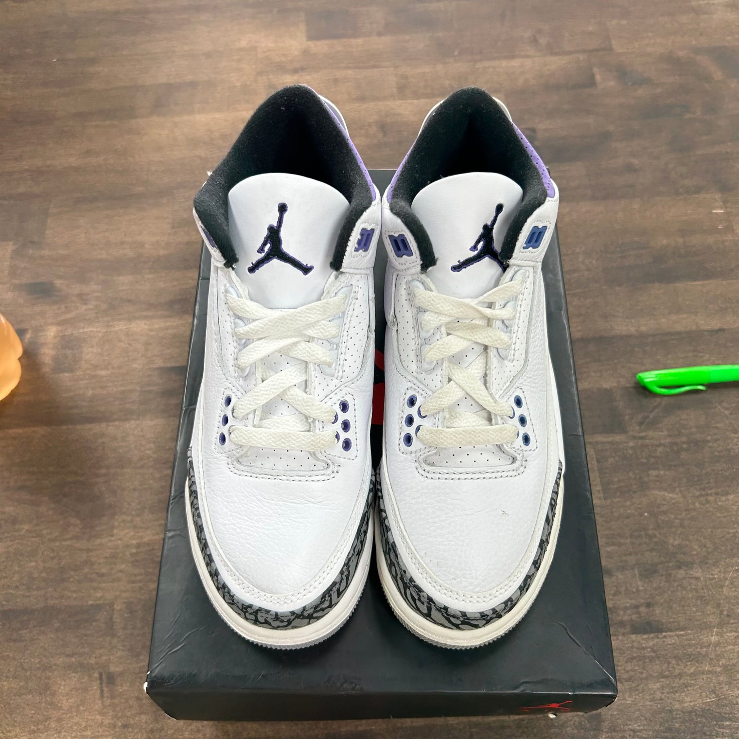 Dark Iris Jordan 3 Retro (GS) (Lightly Worn)
