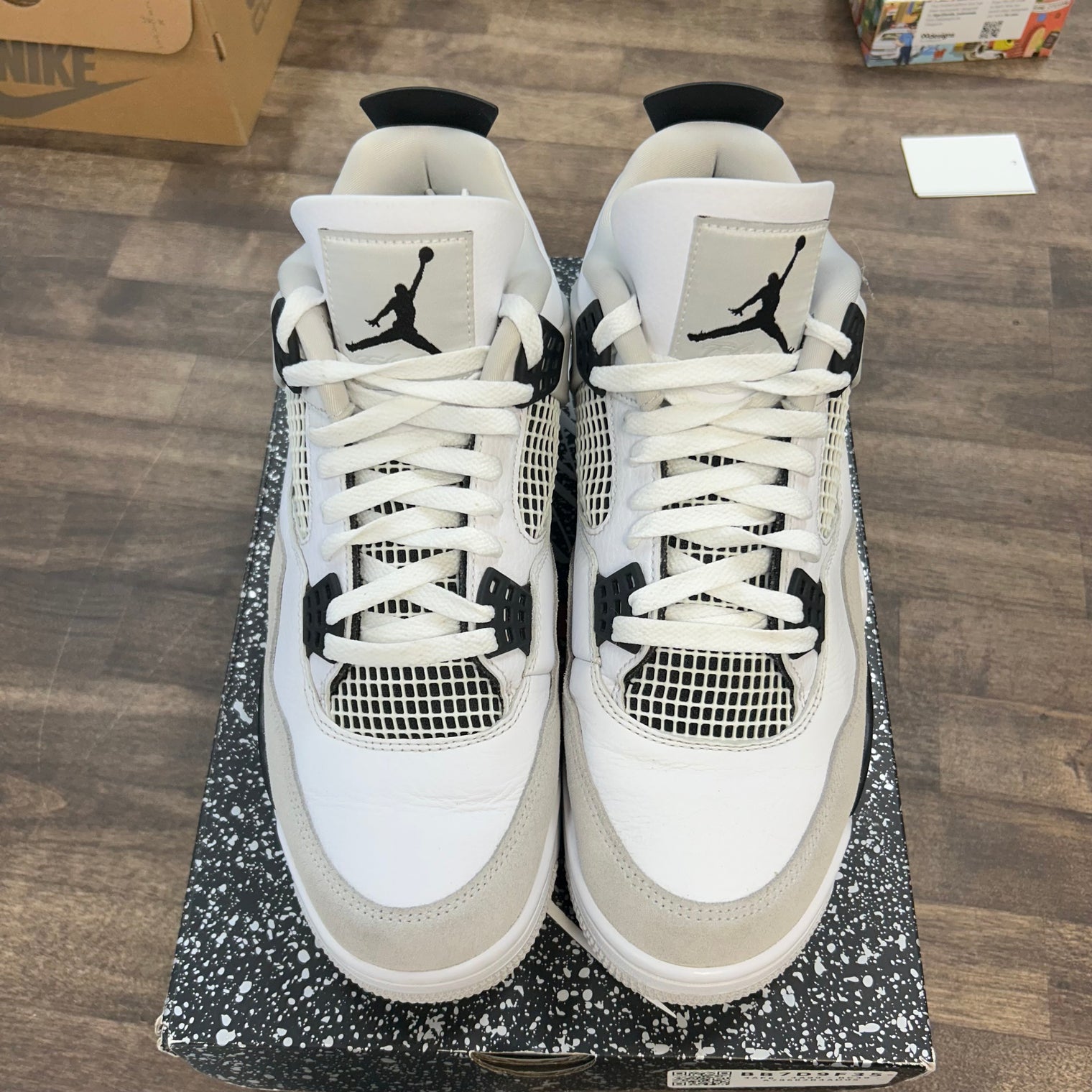 Military Black Jordan 4 Retro (USED)