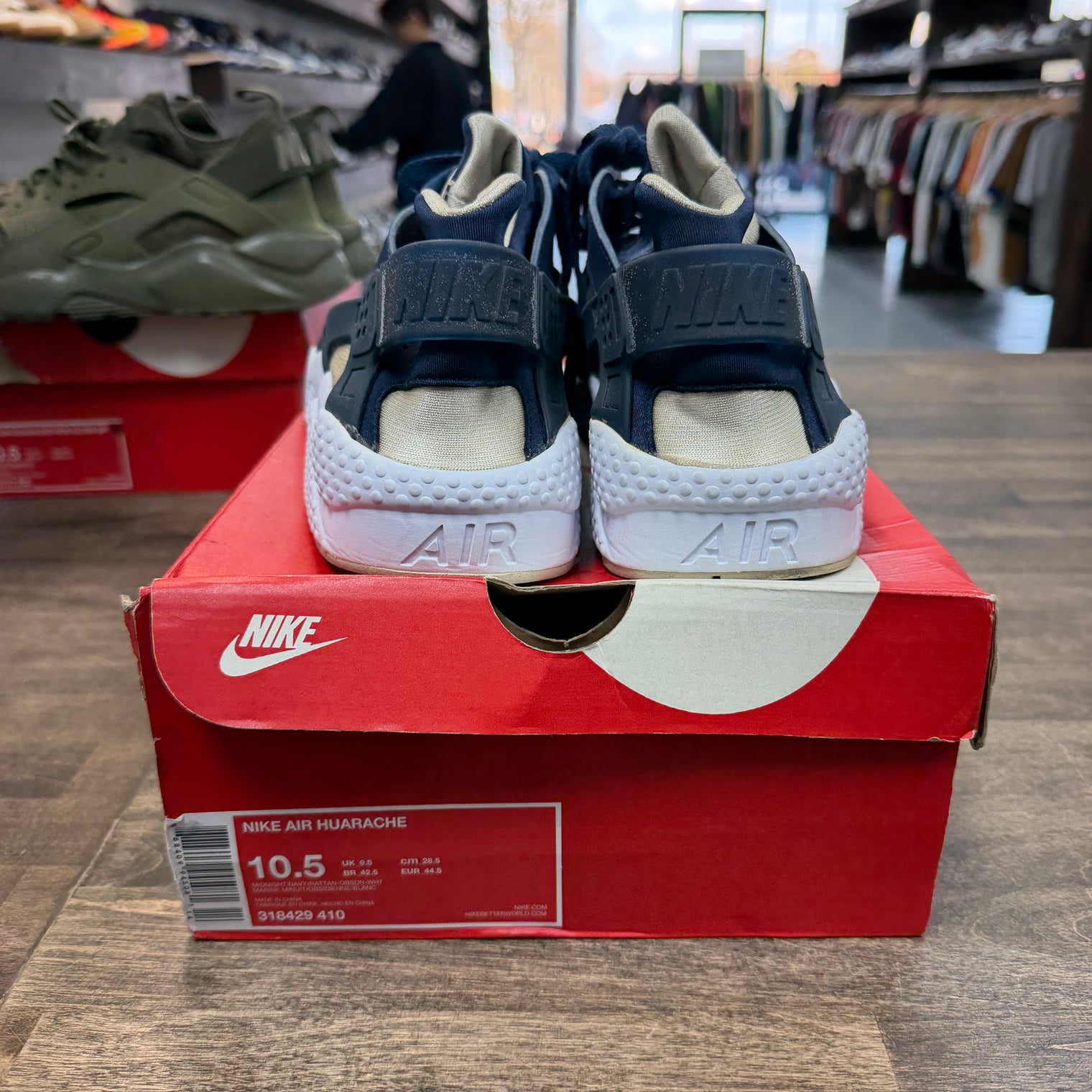 Midnight Navy Rattan Nike Air Huarache (USED)