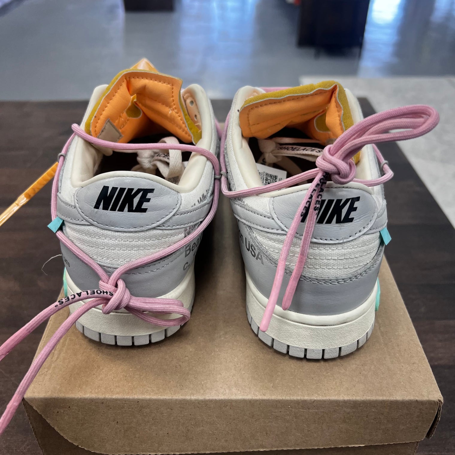 Lot 09 of 50 Off-White Dunk Low (USED, No Box)