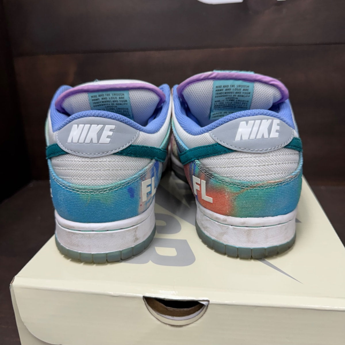 Nike SB Dunk Low Futura Laboratories Bleached Aqua - Image 5