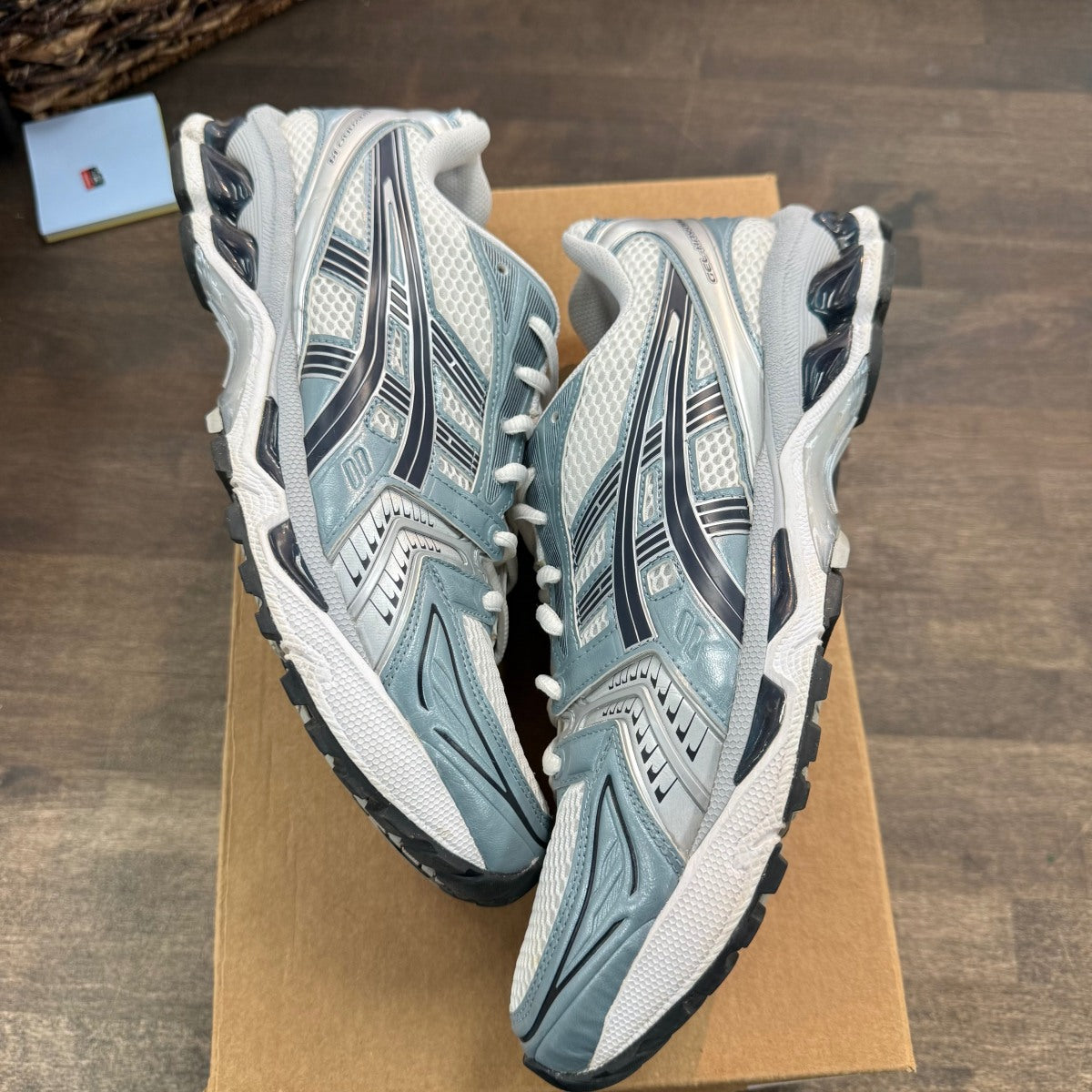 ASICS Gel-Kayano 14 White Fjord Grey Size 10 (Pre-Owned) - Image 1