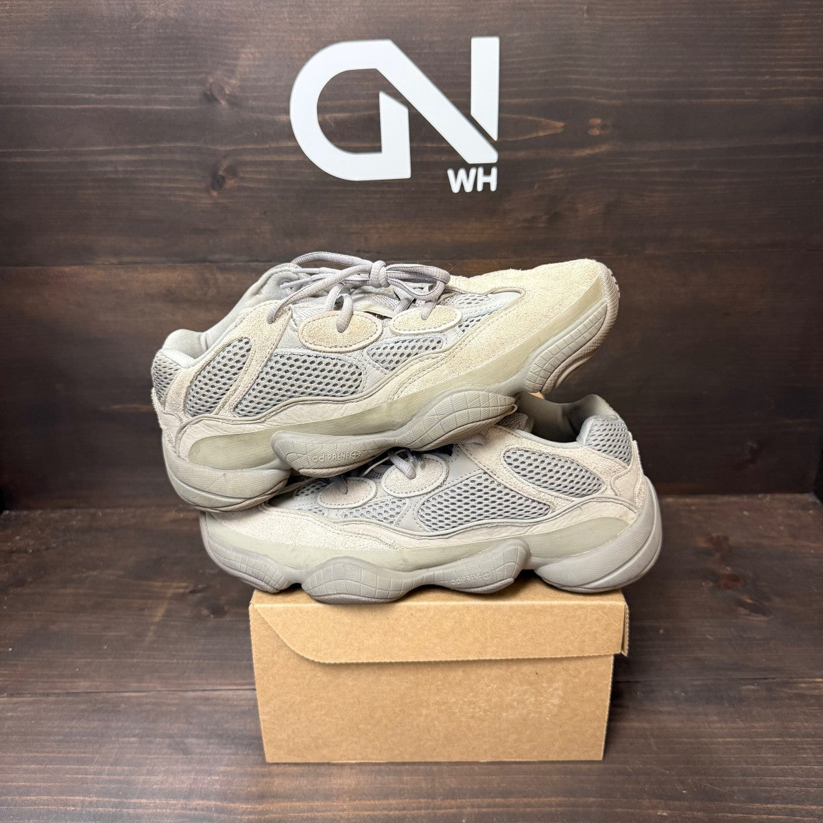 adidas Yeezy 500 Ash Grey Size 9 (Pre-Owned) - Image 1
