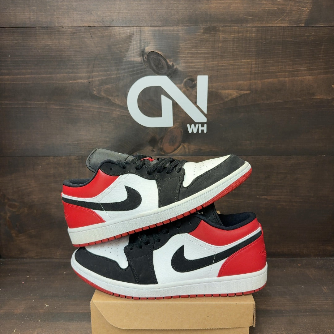 Jordan 1 Low Black Toe (2019) Size 11 (Pre-Owned) - Image 1