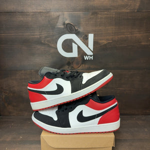 Jordan 1 Low Black Toe (2019) Size 11 (Pre-Owned) - Image 1