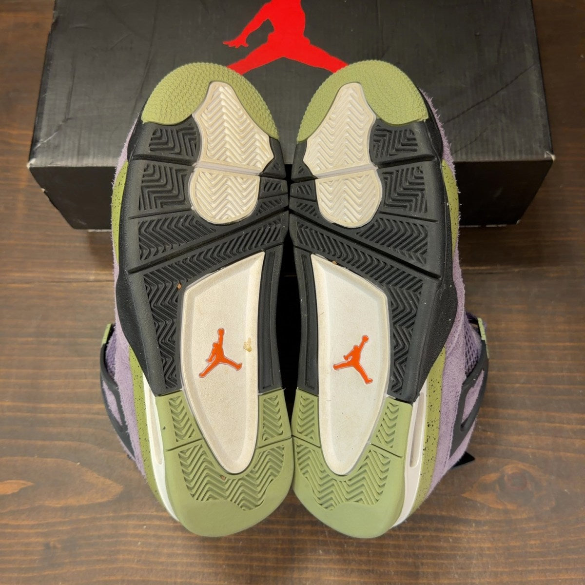 Jordan 4 Retro Canyon Purple (Women's) Size 8.5W (Pre-Owned) - aux
