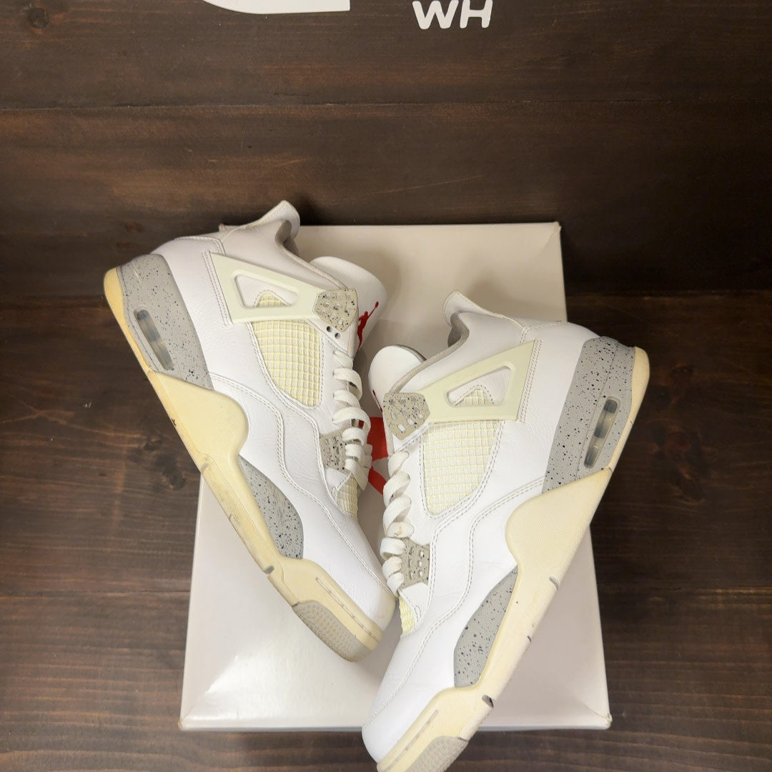 Jordan 4 Retro White Oreo (2021) Size 12 (Pre-Owned)