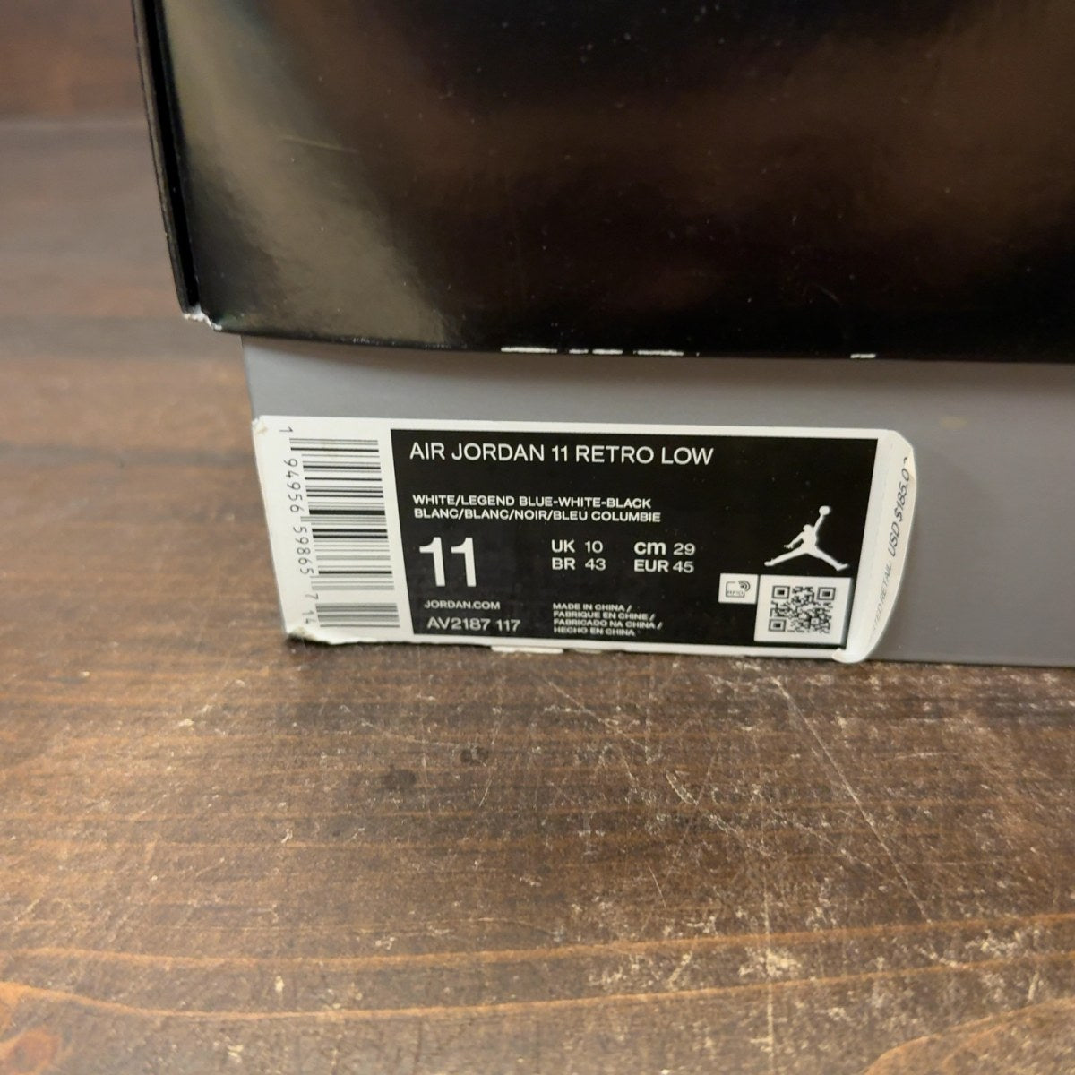 Jordan 11 Retro Low Legend Blue - Image 7