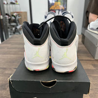 White Barely Volt Ember Glow Jordan 10 (GS) (USED)