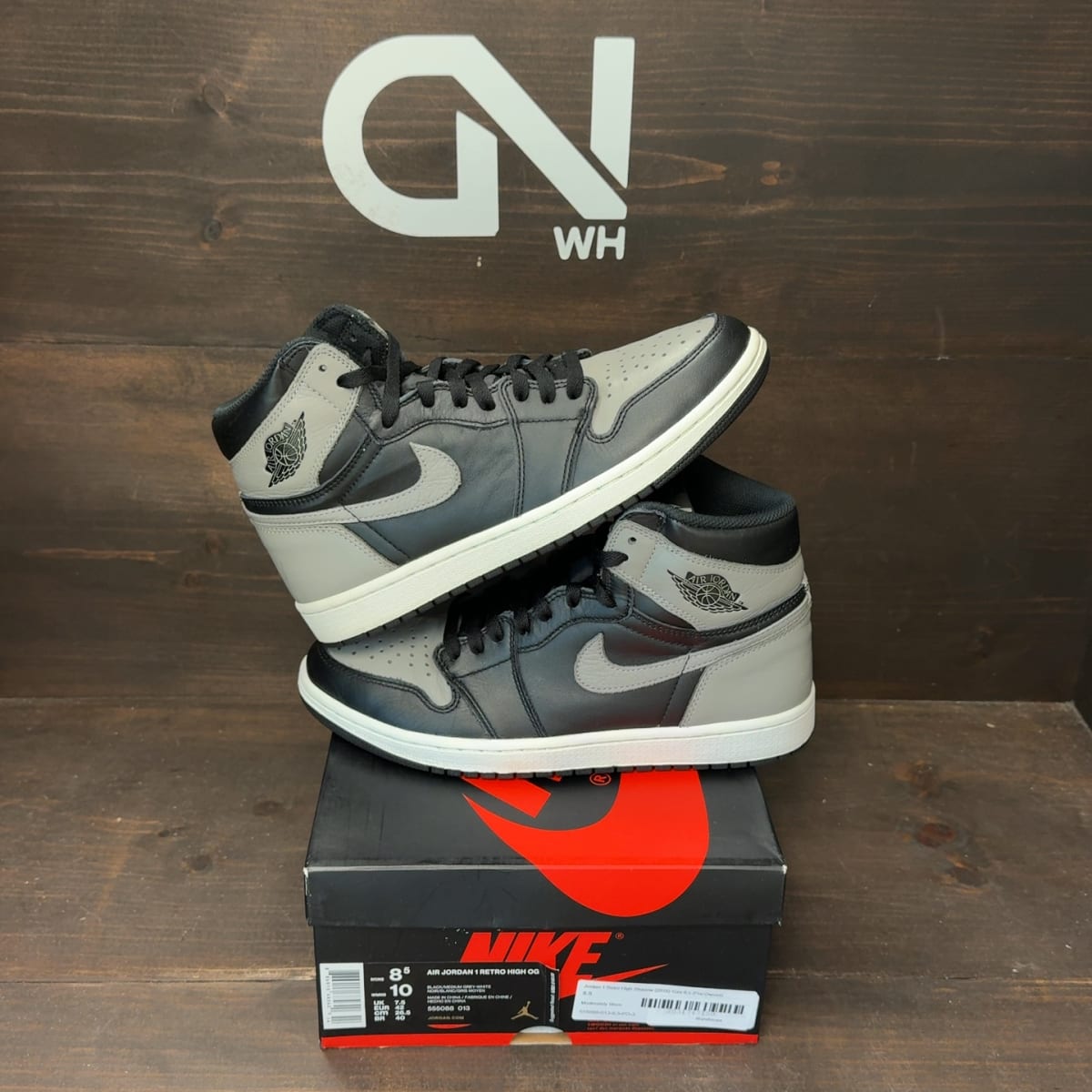 Jordan 1 Retro High Shadow (2018) Size 8.5 (Pre-Owned) - front