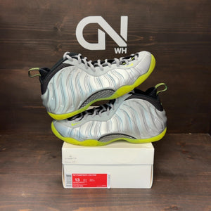 Nike Air Foamposite One Silver Volt Camo Size 13 (Pre-Owned)