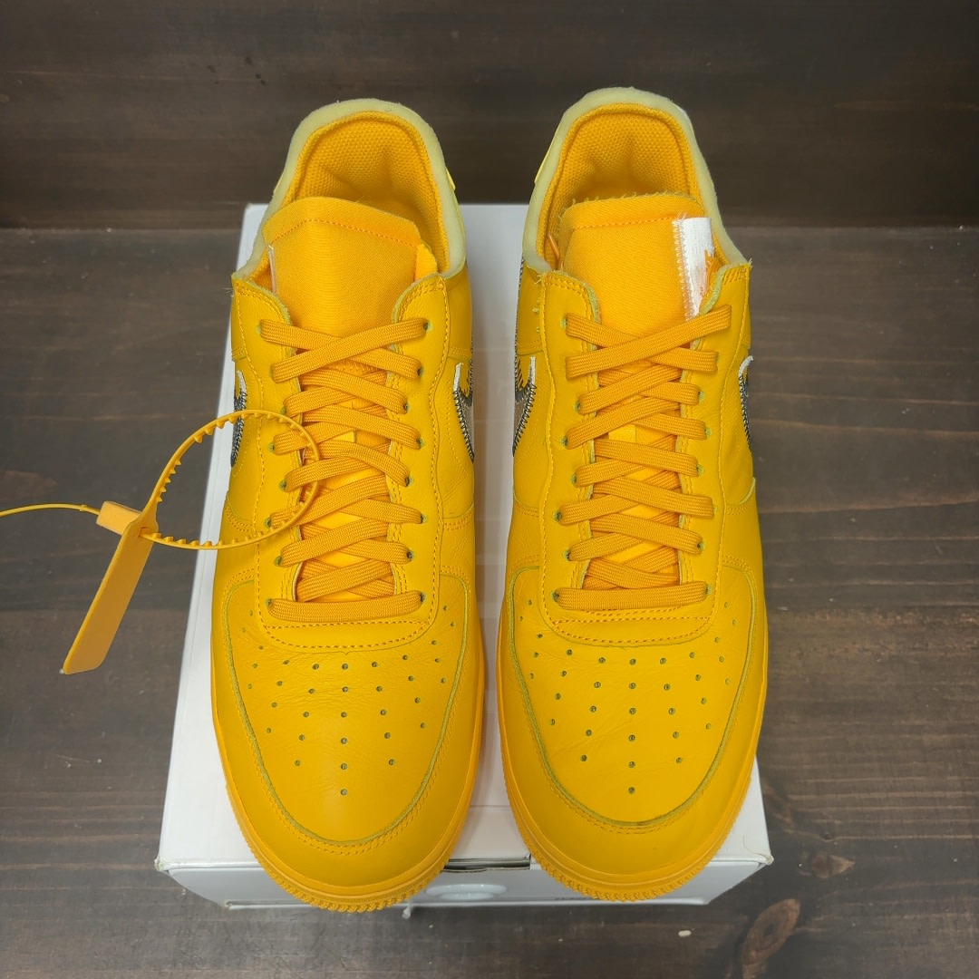 Nike Air Force 1 Low Off-White ICA University Gold - Image 3