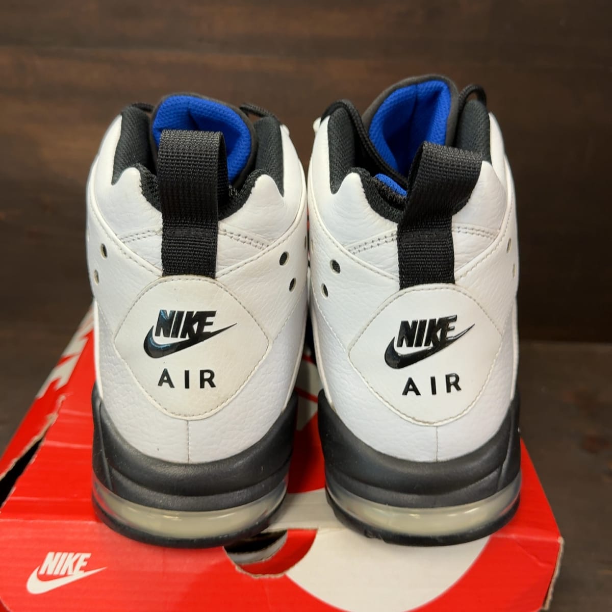 Nike Air Max 2 CB '94 White Old Royal Size 10.5 (Pre-Owned) - aux