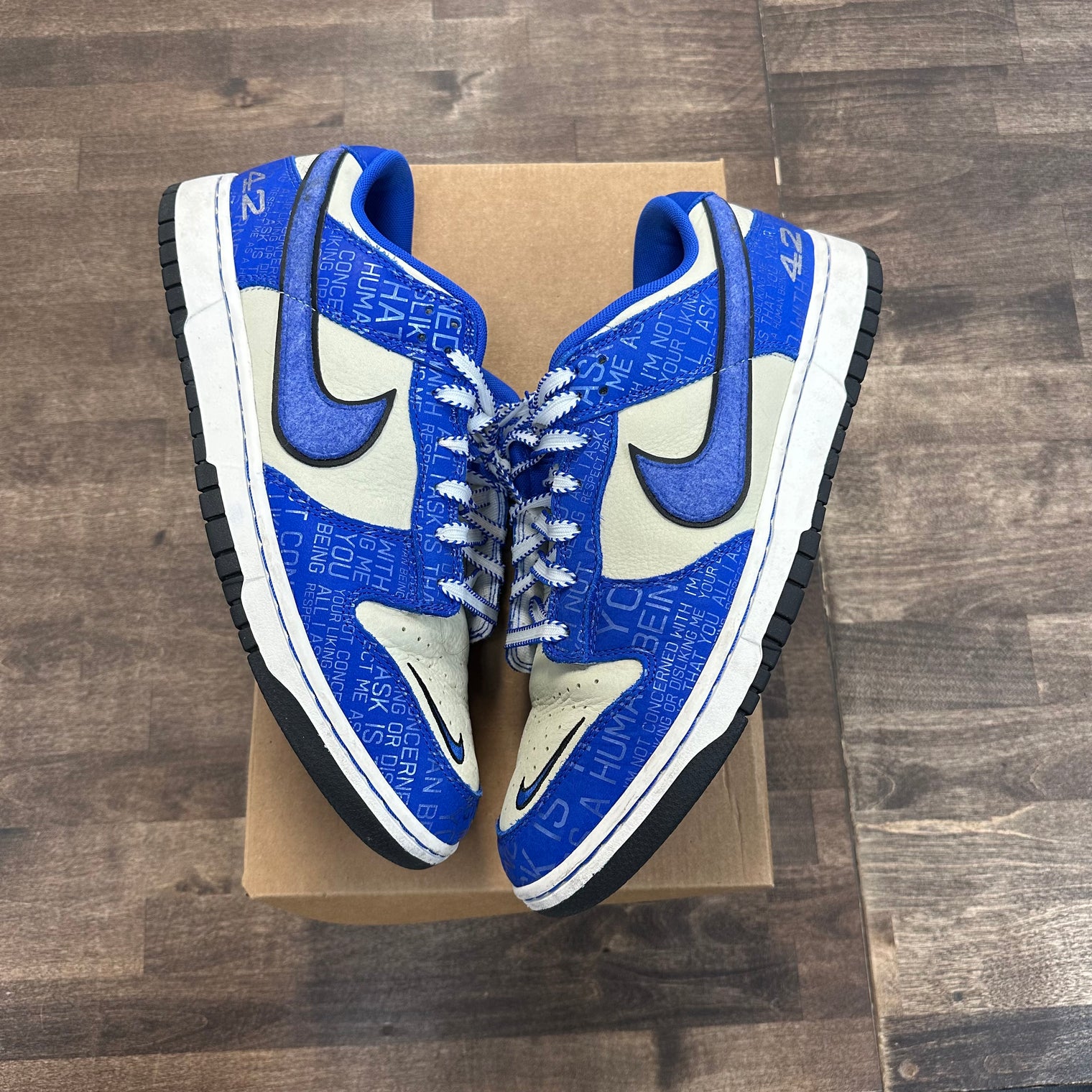 Jackie Robinson Dunk Low (USED, No Box)