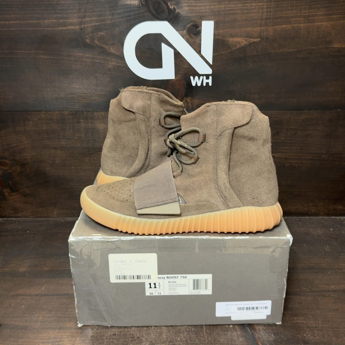 adidas Yeezy Boost 750 Chocolate - Image 1