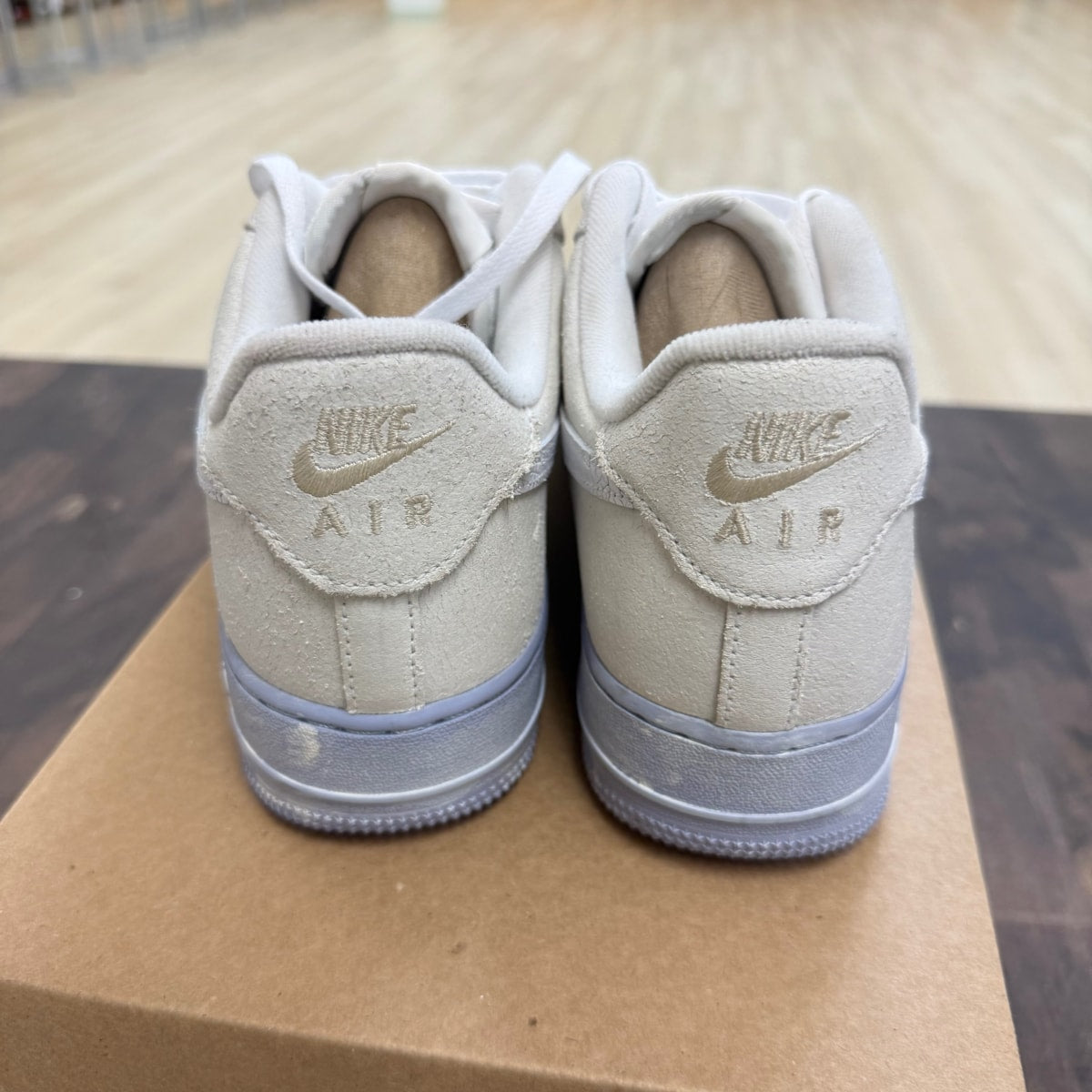 Nike Air Force 1 Low '07 LV8 EMB Summit White Blue Whisper Size 10.5 (Pre-Owned) - Image 5