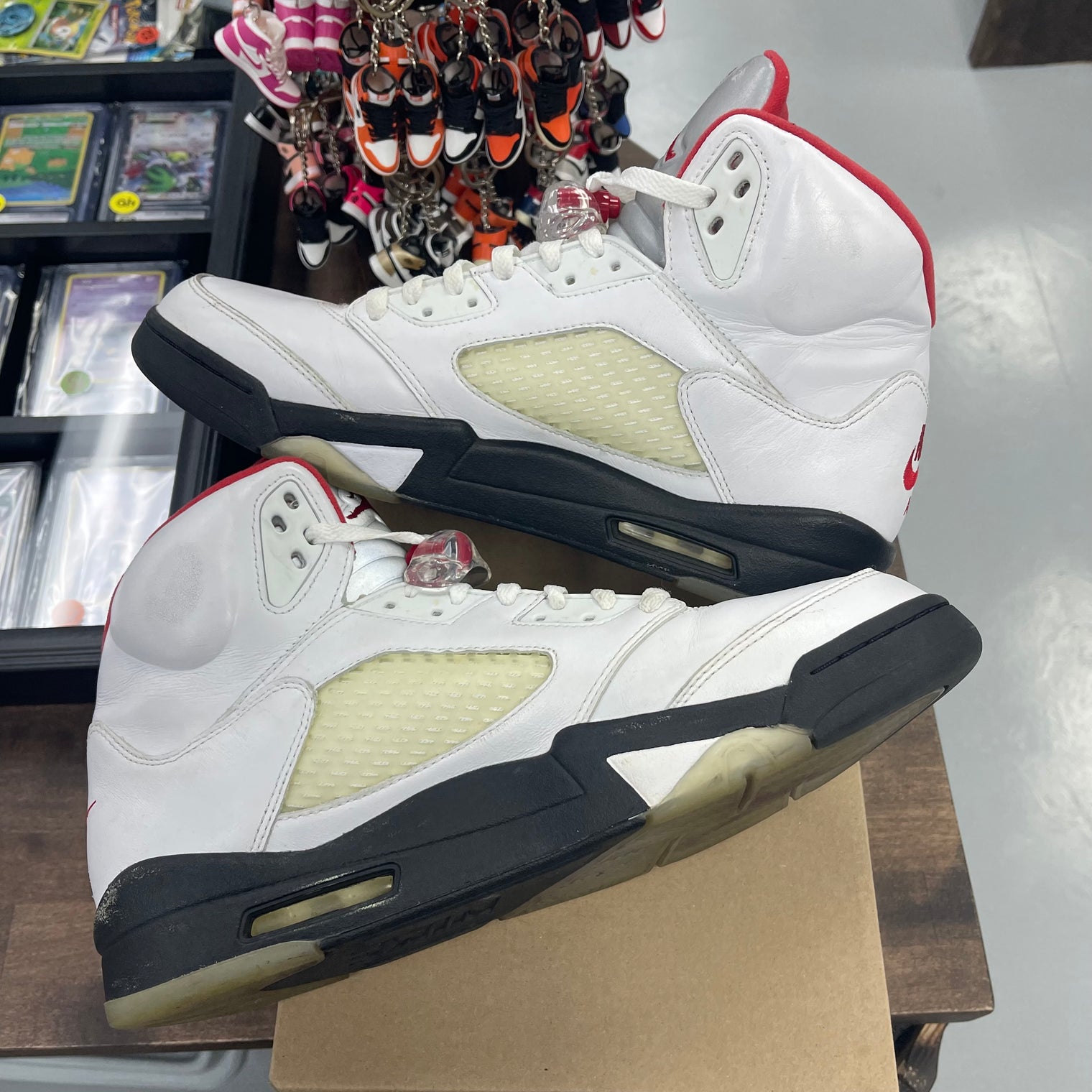 Fire Red Jordan 5 (USED, No Box)