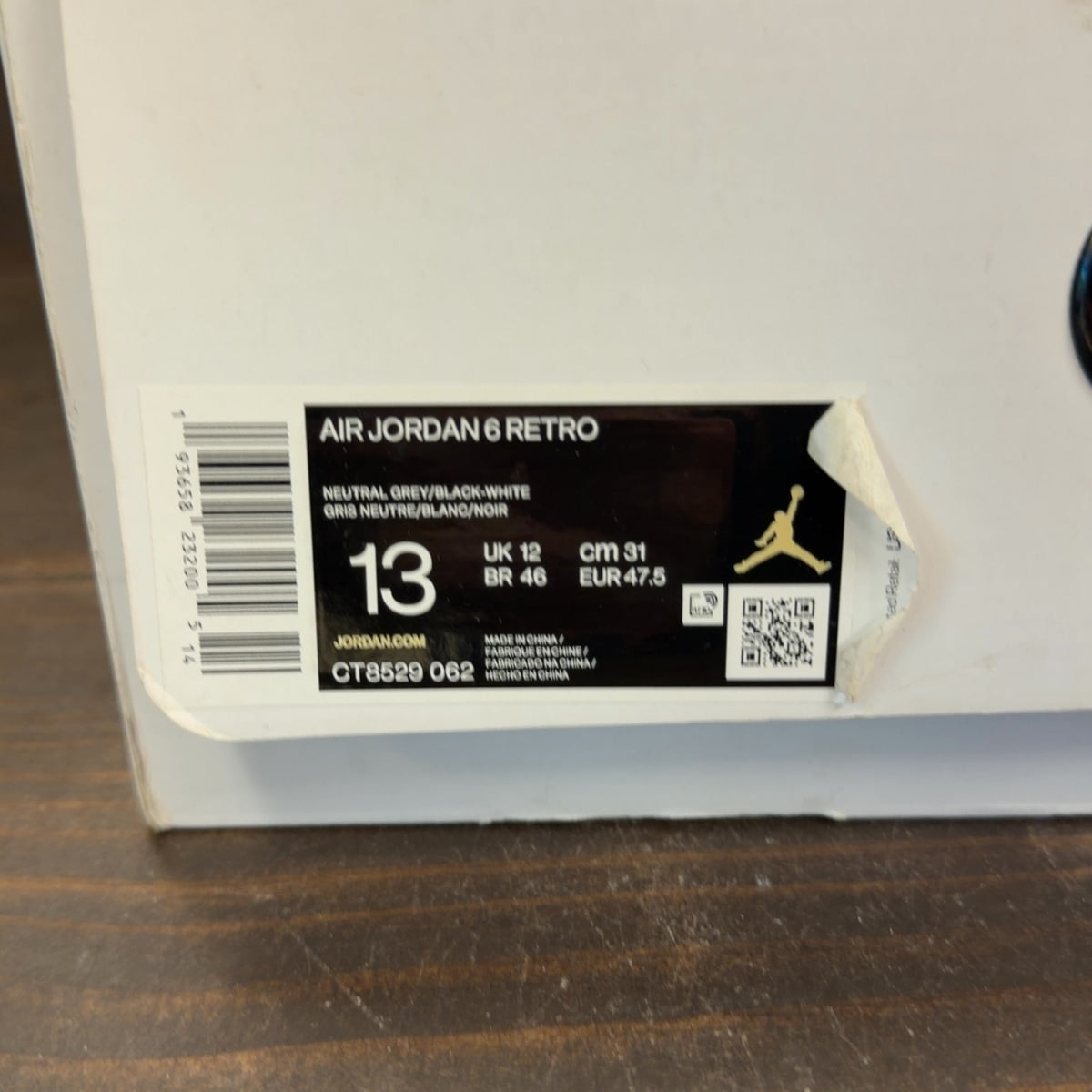 Jordan 6 Retro Hare - Image 8