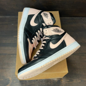 Jordan 1 Retro High Black Crimson Tint Size 9.5 (Pre-Owned) - Image 2
