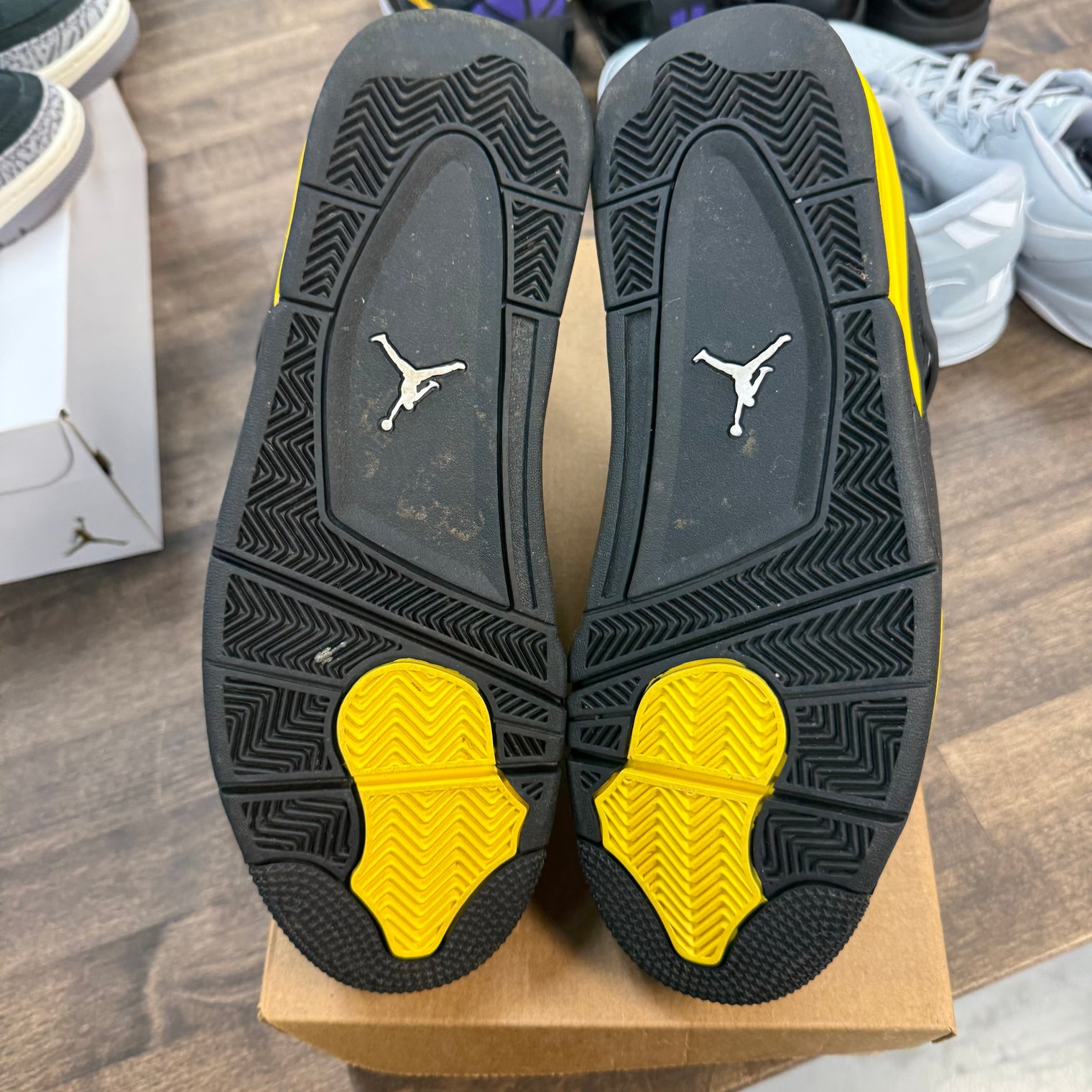 Yellow Thunder Jordan 4 Retro (USED, No Box)
