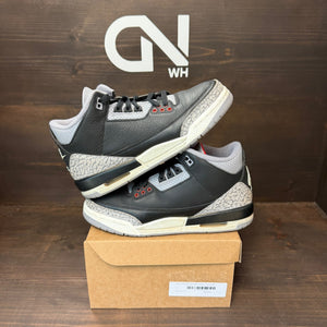 Jordan 3 Retro Black Cement (2024) (GS) Size 7Y (Pre-Owned) - Image 1