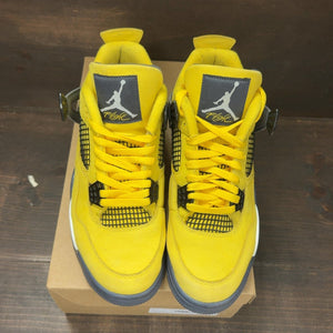 Jordan 4 Retro Lightning (2021) Size 9 (Pre-Owned) - tag