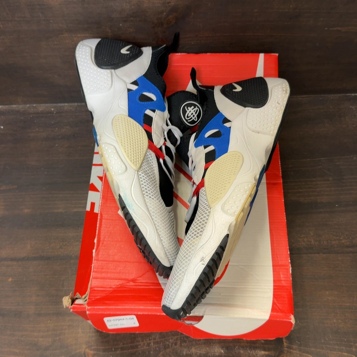 Nike Huarache Edge Txt White University Red Volt Black Size 14 (Pre-Owned) - Image 2