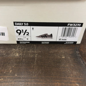 adidas Daily 3.0 Grey Black Size 9.5 (Pre-Owned) - aux