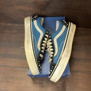 Vans LX Old Skool 36 Pearlized Pack Black Navy Size 9 (Pre-Owned)