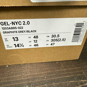 ASICS Gel-NYC 2.0 Graphite Grey Black - Image 7