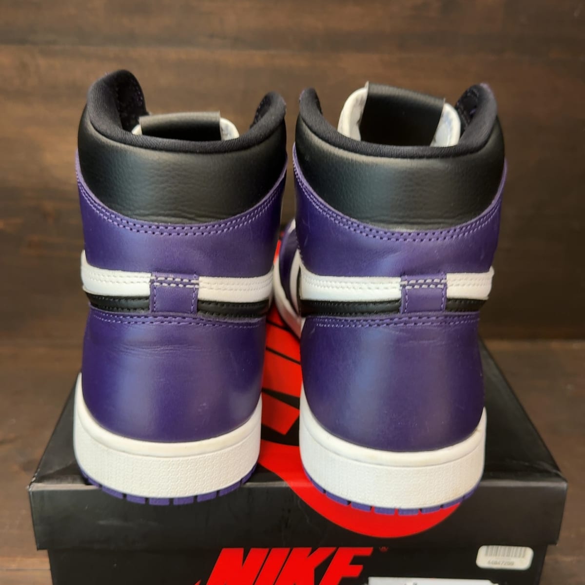 Jordan 1 Retro High Court Purple White Size 11.5 (Pre-Owned) - aux