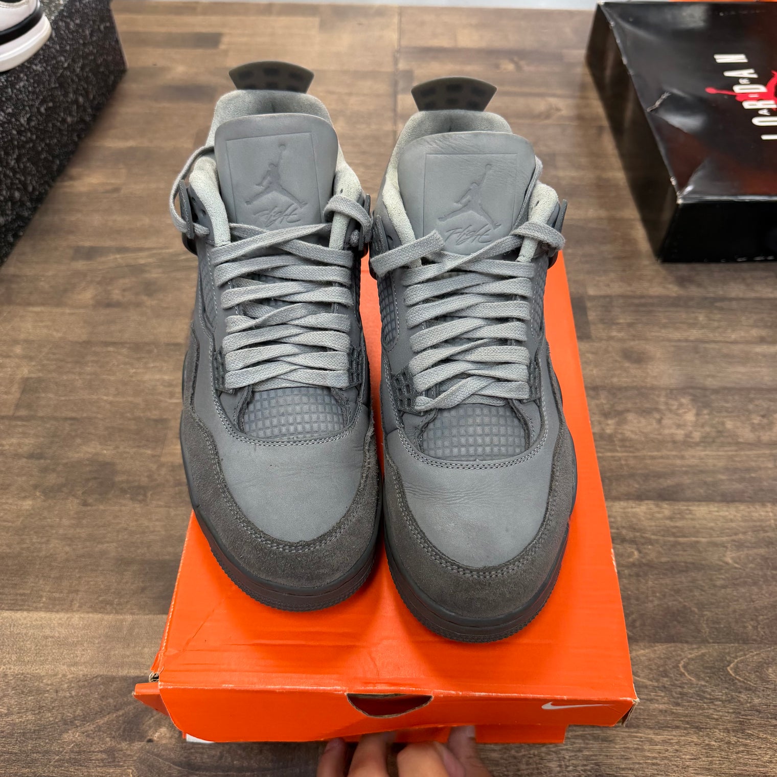 Wet Cement Jordan 4 Retro (Used, Replacement Box)